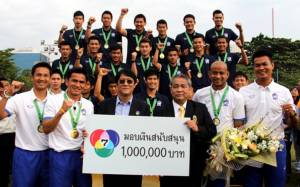 ช่อง 7 มอบ 1 ล้าน บ. แรงใจ “ช้างศึก” ชุดแชมป์ ซูซูกิ คัพ