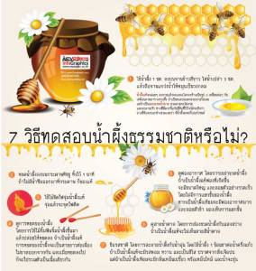 7 วิธีทดสอบน้ำผึ้งธรรมชาติ หรือไม่?