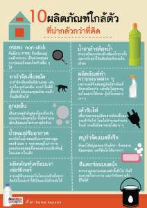 10 ผลิตภัณฑ์ใกล้ตัว ที่น่ากลัวกว่าที่คิด