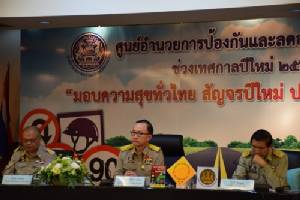 6 วันปีใหม่ตาย 302 ศพ จับตาวันสุดท้ายเน้นสกัดซิ่งเร็ว ขับตัดหน้า