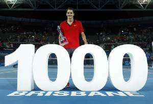 "เฟด" คว้าบริสเบน-ซิวชัยครบ 1,000 แมตช์