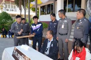 ตร.กาฬสินธุ์รวบพนักงานเทศบาลหนองสรวงหึงโหด ไม้ฟาดหัวรองปลัดดับ