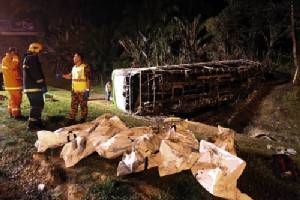 8 killed, 22 hurt in Malaysia bus accident: reports
