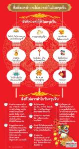 สิ่งที่ควรทำและไม่ควรทำในวันตรุษจีน