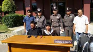 ตร.หนองปรือรวบ 2 โจรตระเวนจี้ รปภ.-ปั๊ม-มินิมาร์ท
