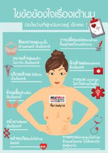 ไขข้อข้องใจเรื่องเต้านม มีอะไรบ้างที่ผู้หญิงควรรู้ เช็กเลย !