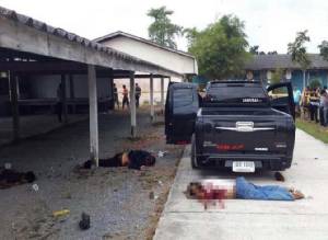 ตำรวจเมืองคอนเร่งสางคดีสังหาร 4 ศพในโรงเรียน เชื่อโยงกลุ่มผิดกฎหมาย