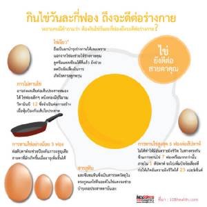 กินไข่วันละกี่ฟอง ถึงจะดีต่อร่างกาย