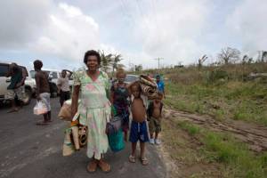 UNICEF Photo of the Week : เด็ก 6 หมื่นคนต้องการความช่วยเหลือหลังพายุไซโคลนแพมถล่มวานูอาตู