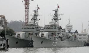 เรือรบพม่านำแรงงานเถื่อนกว่า 100 กลับบ้าน หลังมาเลเซียเนรเทศ