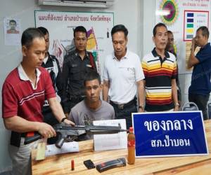 รวบ “นายพิน” มือปืนกราดยิงบ้านหลายหลังใน จ.พัทลุง ทวงเงินธุรกิจผิดกฎหมาย