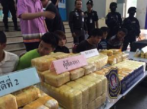 รวบ 2 โจ๋ลักลอบค้ายาบ้า 4 หมื่นเม็ด ไอซ์ 170 กก. สู่ 3 จังหวัดชายแดนใต้