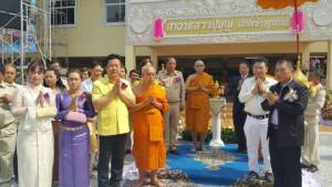 ผู้ปฏิบัติหน้าที่สมเด็จพระสังฆราชเปิดศาลาหลวงปู่บุญ เมืองระยอง