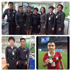 "เมสซีเจ"ปลื้มอวดเครื่องแบบตำรวจ