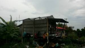 พายุซัดบุรีรัมย์ซ้ำอีก บ้านเรือน-ยุ้งข้าวเสียหายกว่า 50 หลัง