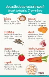 อ่อนเพลียบ่อยอาจเพราะไทรอยด์ผิดปกติ รีบบำรุงด้วย 7 อาหารนี้ด่วน