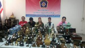 ตร.ศรีมหาโพธิ รวบแก๊งโจรกรรมพระและวัตถุโบราณ