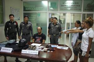 ตำรวจบางละมุง รวบหนุ่มศรีราชาตระเวนก่อเหตุวิ่งราวทรัพย์เหยื่อสาว
