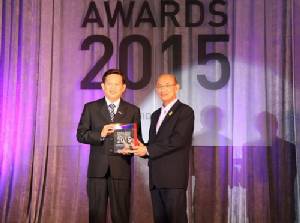 ไทยออยล์รับรางวัล Thailand Top Company Awards 2015