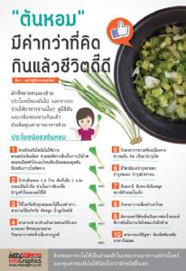 "ต้นหอม" มีค่ากว่าที่คิด กินแล้วชีวิตดี๊ดี