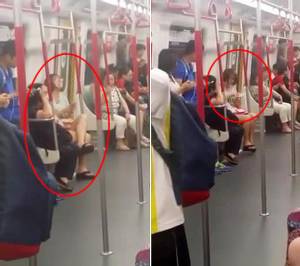 [ชมคลิป] ถึงกับสติแตก! “สาวฮ่องกงหน้าตาดี” กรีดร้องกลางรถใต้ดิน เพราะแบตฯ มือถือหมด