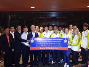 "สุวัจน์" แจกอัดฉีดหวดซีเกมส์ 1.55 ล้าน