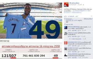 ชาวเน็ตฮือฮา “สเตอร์ลิง” ให้โชค!! เลขท้าย 49 ค่าตัวสถิติแข้งผู้ดี