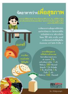 จัดอาหารว่างเพื่อสุขภาพ