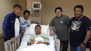 "แข้งฉลาม" หัวฟาดพื้น-สมองช้ำ แต่ปลอดภัยแล้ว (คลิป)