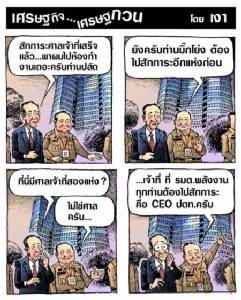 รมต.พลังงานต้องสักการะเจ้าที่หลายองค์