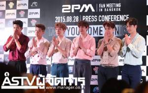 “2PM”มาตามสัญญาถึงกรุงเทพฯแล้วรอร้องเพลงไทยให้แฟนๆฟัง
