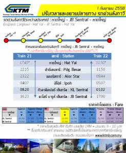 ขาเที่ยวเฮ!! นั่งรถไฟจากหาดใหญ่ไปได้ถึงสิงคโปร์