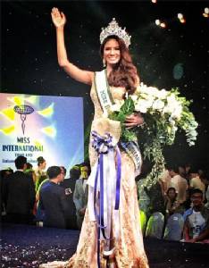 “ศิ ศศิน” คว้ามิสอินเตอร์เนชันแนล ไทยแลนด์ 2015