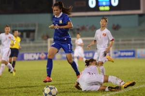 สวรรค์ล่ม!แข้งสาวพ่ายเหงียน2-0ร่วงคัดโอลิมปิก