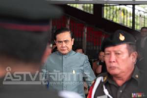 “ประยุทธ์” ปฏิบัติภารกิจตึกไทยคู่ฟ้า ยังไม่คุยกับสื่อ