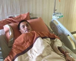 อีกราย "แอฟ" โพสต์ไอจีเผย "สงกรานต์" เป็นไข้เลือดออก เกล็ดเลือดต่ำ