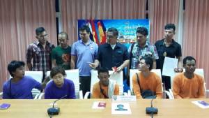 รวบห้าหม่องทำงานผิดประเภท-บุคคลต่างด้าวทำงานไม่ได้รับอนุญาต