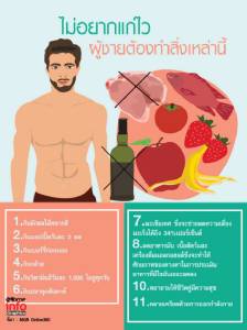 ไม่อยากแก่ไว ผู้ชายต้องทำสิ่งเหล่านี้