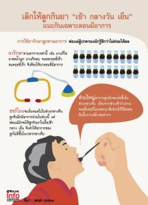 เลิกให้ลูกกินยา “เช้า กลางวัน เย็น” แนะกินเฉพาะตอนมีอาการ