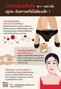 ประจำเดือนเป็นลิ่ม สาว ๆ อย่าเพิ่งกลุ้มจิต อันตรายหรือไม่ต้องเช็ก !