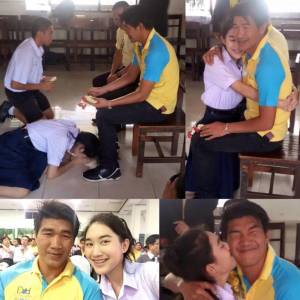 "สมรักษ์"จับลูกสาวซ้อมมวยโชว์ก่อนถามใครกล้าจีบบ้าง