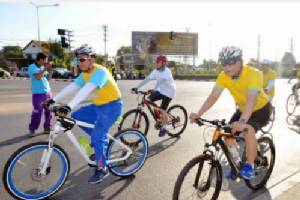 เตือนเจออุบัติเหตุ "Bike For Dad" อย่าหยุดปั่นกลางคัน เสี่ยงเกิดเหตุซ้ำ