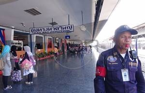 หน่วยความมั่นคงคุมเข้มรถไฟระหว่างประเทศ 3 ขบวน หลังเหตุระเบิด “จาการ์ตา”