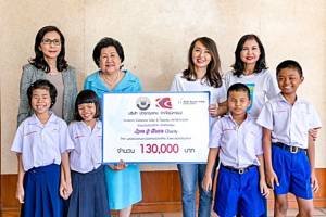 เคทีซีส่งมอบเงินช่วยเหลือน้องๆ ผู้บกพร่องทางการมองเห็น