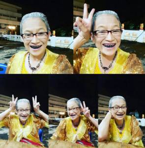 ถึงกับอึ้ง!! เมื่อ “ยายแหวว ตีสิบ” ล้างหน้าออก