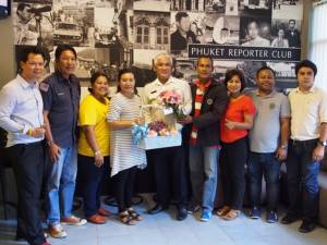 ศูนย์ควบคุมการบินภูเก็ตแสดงความยินดีต่อประธานและกรรมการชมรมผู้สื่อข่าวภูเก็ตชุดใหม่