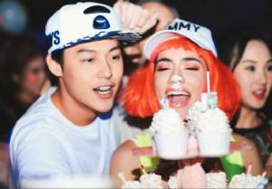 อุ๊ย!“หมาก – คิม” หวานชื่นตัวติดกัน