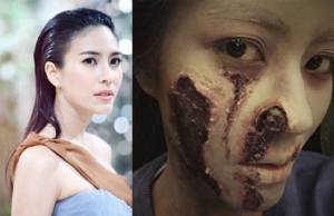 “จุ๋ย” กับใบหน้าหลอนๆ ของริ้วทอง