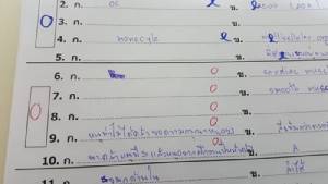 ครูปรี๊ด! หมดค่าใบปริญญา นิสิตเขียนอ้อนขอคะแนนแทนคำตอบ