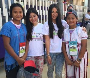 สองคุณหนูติดดิน "จุ๋ย-หมิง" ร่วมช่วยเหลือสังคม